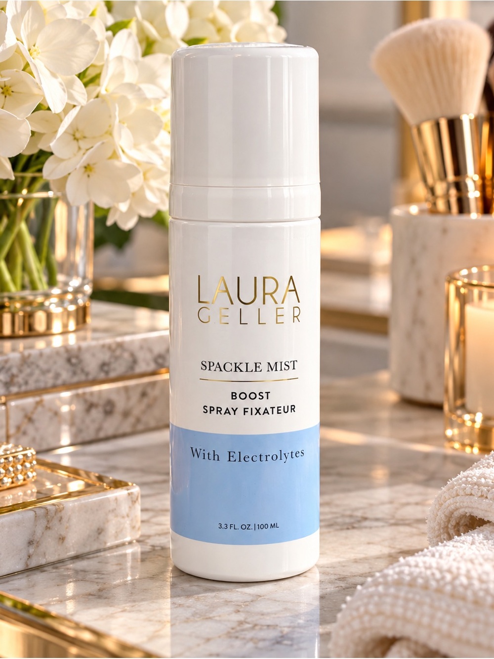 Laura Geller Spackle Mist Boost Setting Spray 3.3 oz Full Size- Sealed
